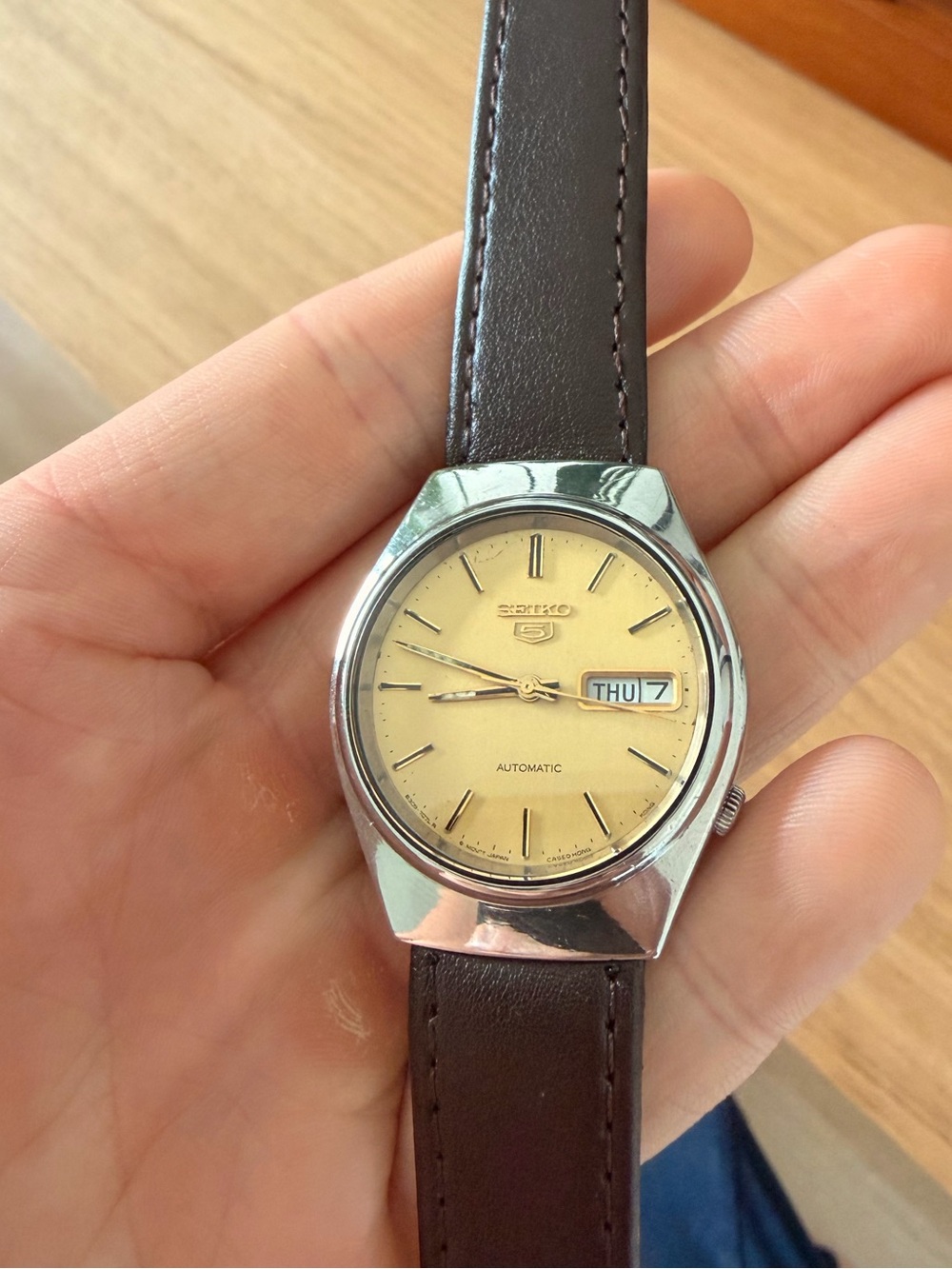 Gold Dial Seiko 5